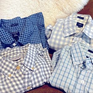 Bundle of 4 JCrew M Slim button down shirts